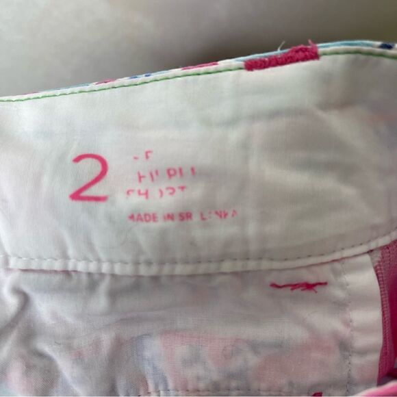 Lilly Pulitzer The Chipper Short Samba Capri Pink Bermudas 2 - Picture 4 of 7